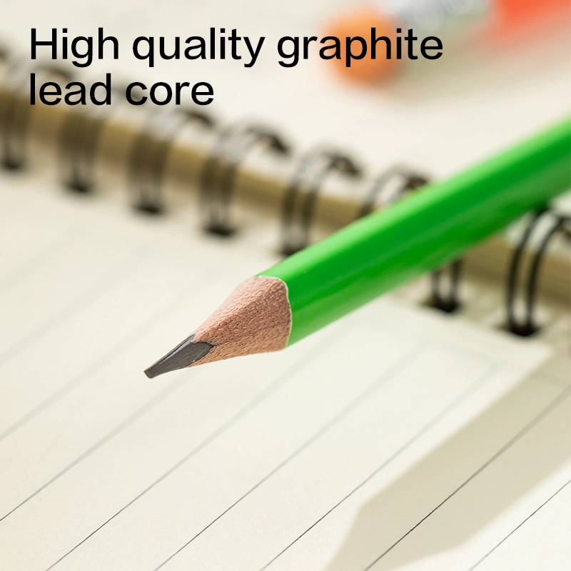 deli EU51600-MT Graphite Pencil, HB φ2.2mm Hexagonal Barrel, Assorted Colors - Image 3