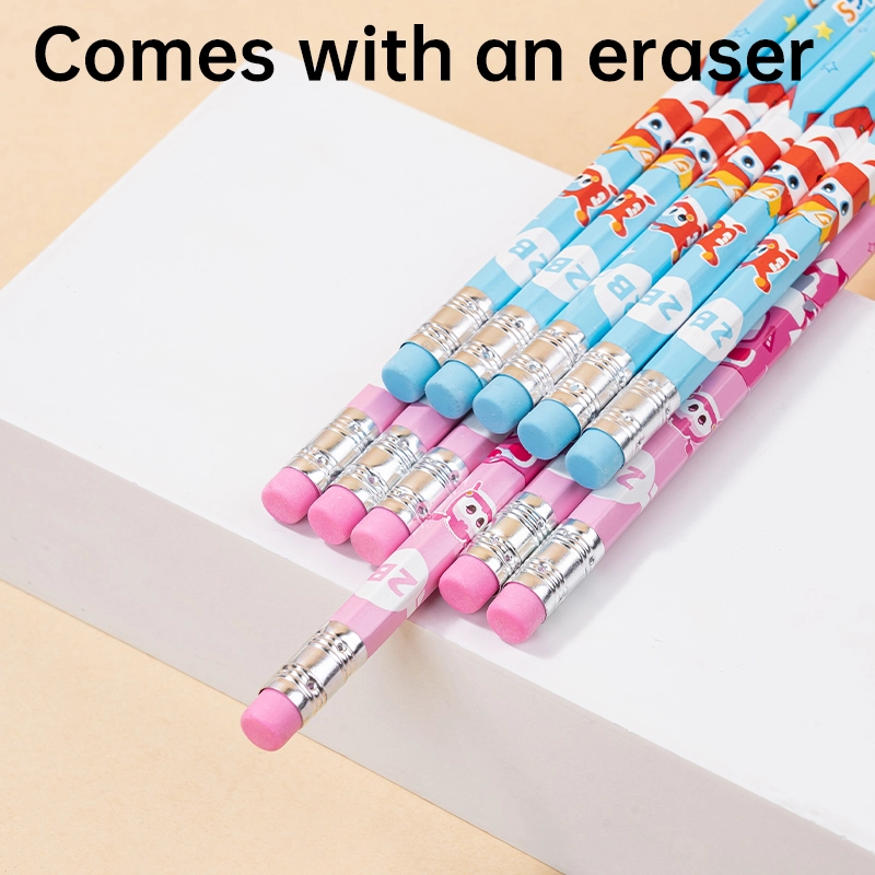 deli EU53500 Graphite Pencil, 2B, Assorted Colors - Image 4