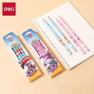 deli EU53500 Graphite Pencil, 2B, Assorted Colors