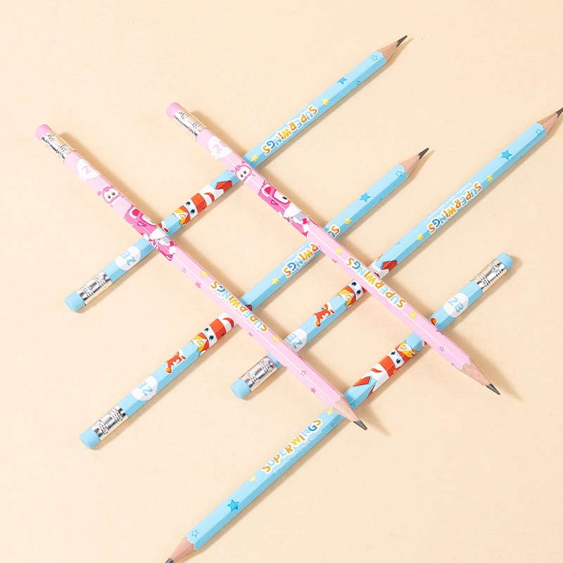 deli EU53500 Graphite Pencil, 2B, Assorted Colors - Image 5