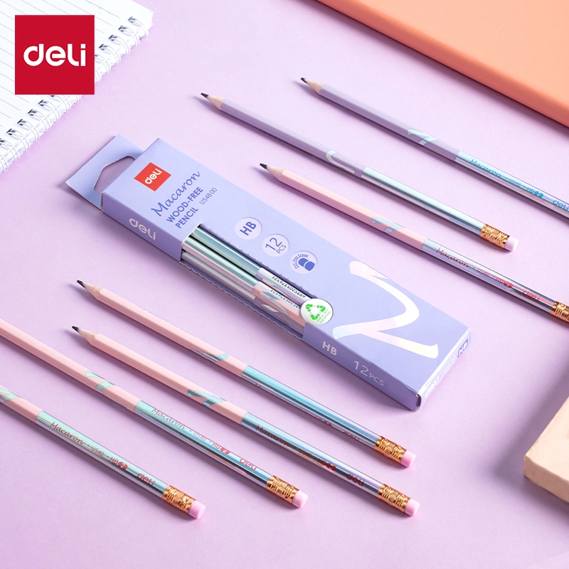 deli EU54800 Pencil, HB, Assorted Colors