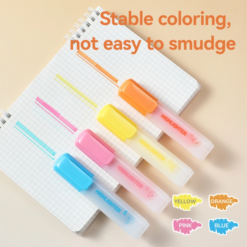 deli EU628F Highlighter, 4 Colors - Image 7