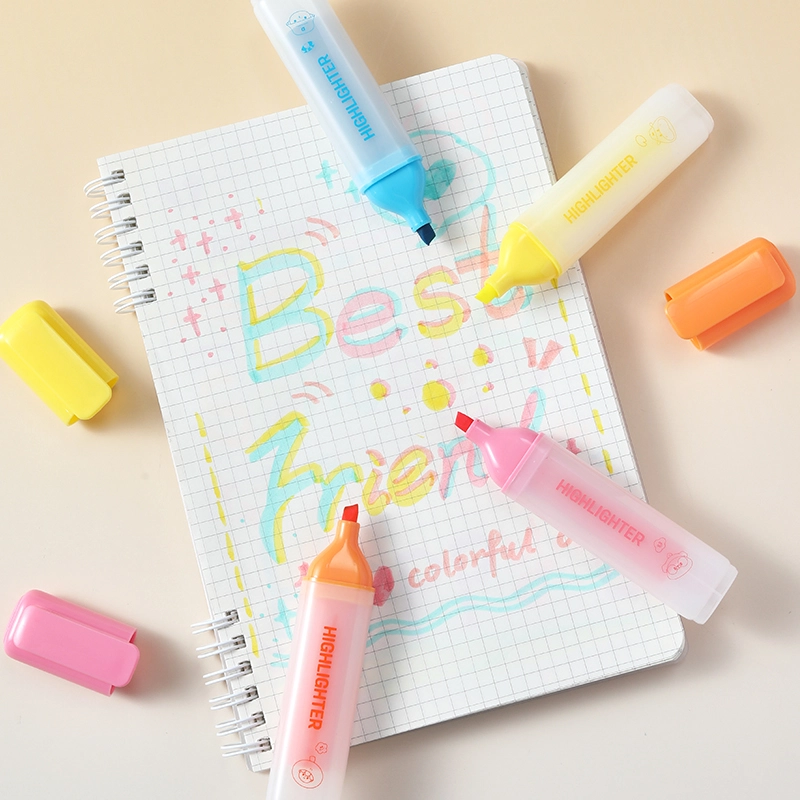 deli EU628F Highlighter, 4 Colors - Image 5