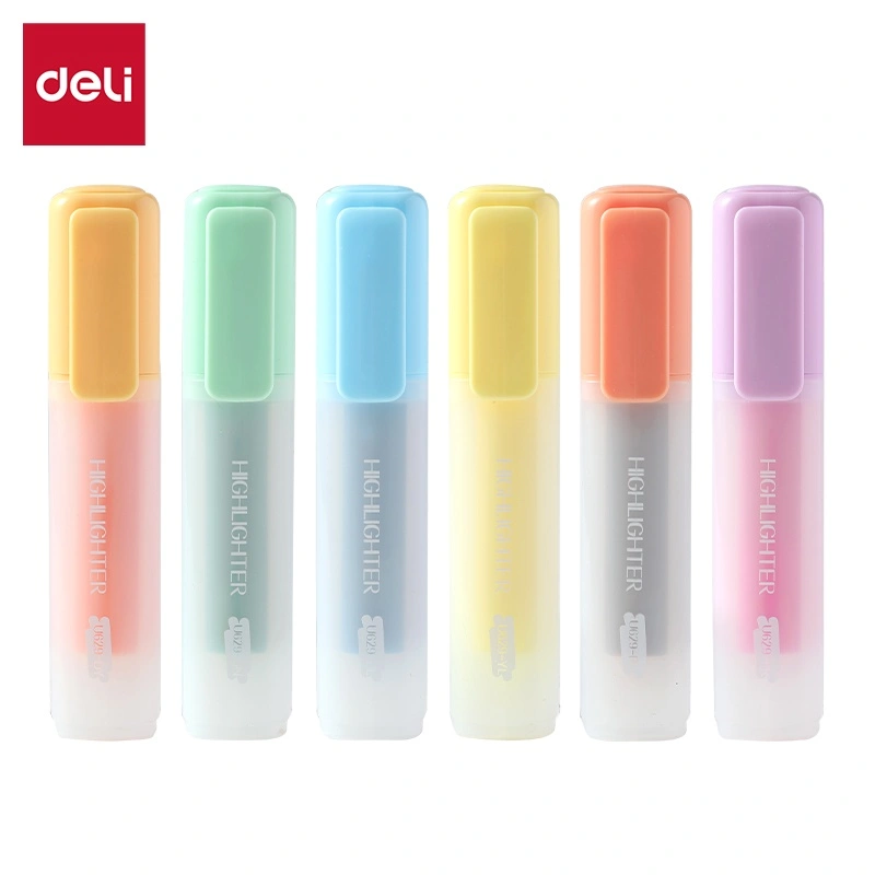 deli EU629 Highlighter, 6 Colors - Image 2