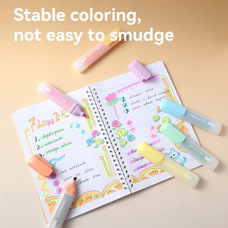 deli EU629 Highlighter, 6 Colors - Image 5