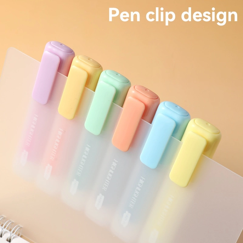 deli EU629 Highlighter, 6 Colors - Image 3