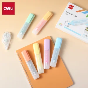 deli EU629 Highlighter, 6 Colors