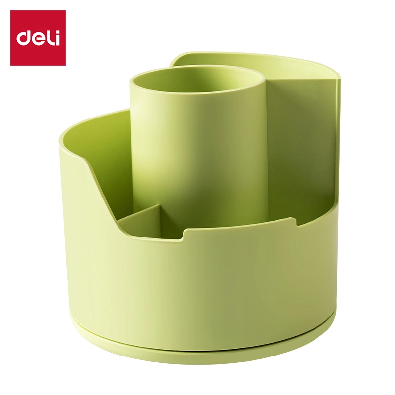 deli EZ417 Rotating Pen Holder, Green - Image 2