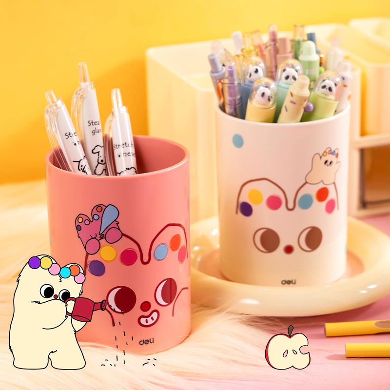 deli EZ450 Pen Holder, Pink - Image 4
