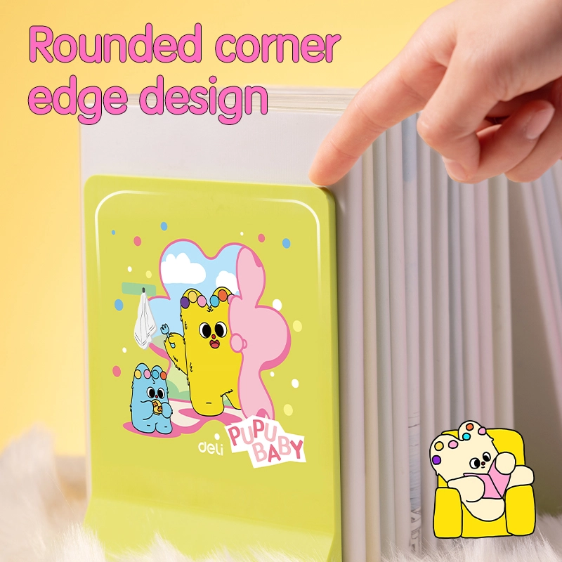 deli EZ451Foldable Book End, Purple - Image 4