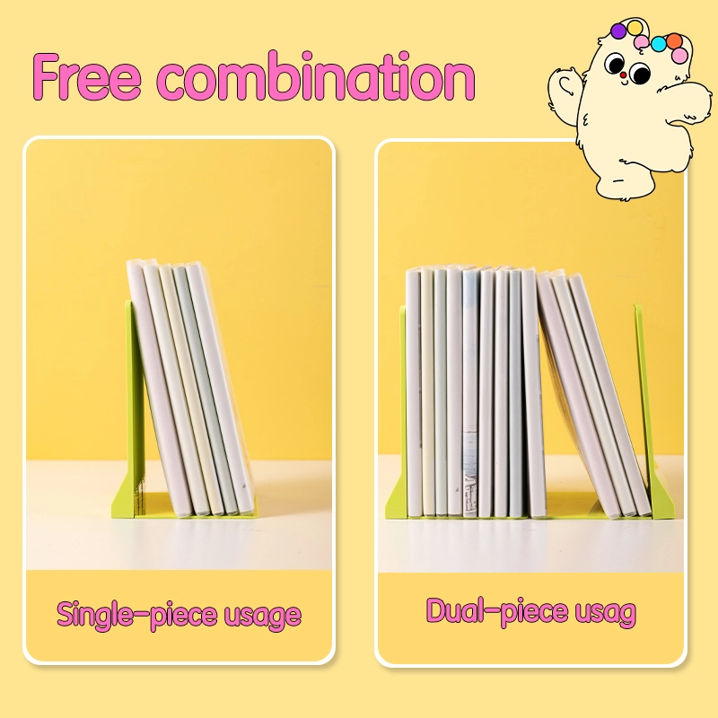 deli EZ451Foldable Book End, Purple - Image 3