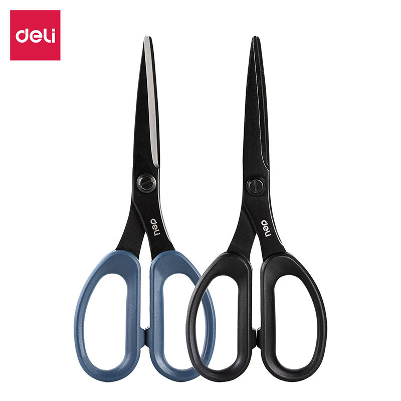 deli EZ500 Scissors, 175mm 6 4/5, Assorted Colors