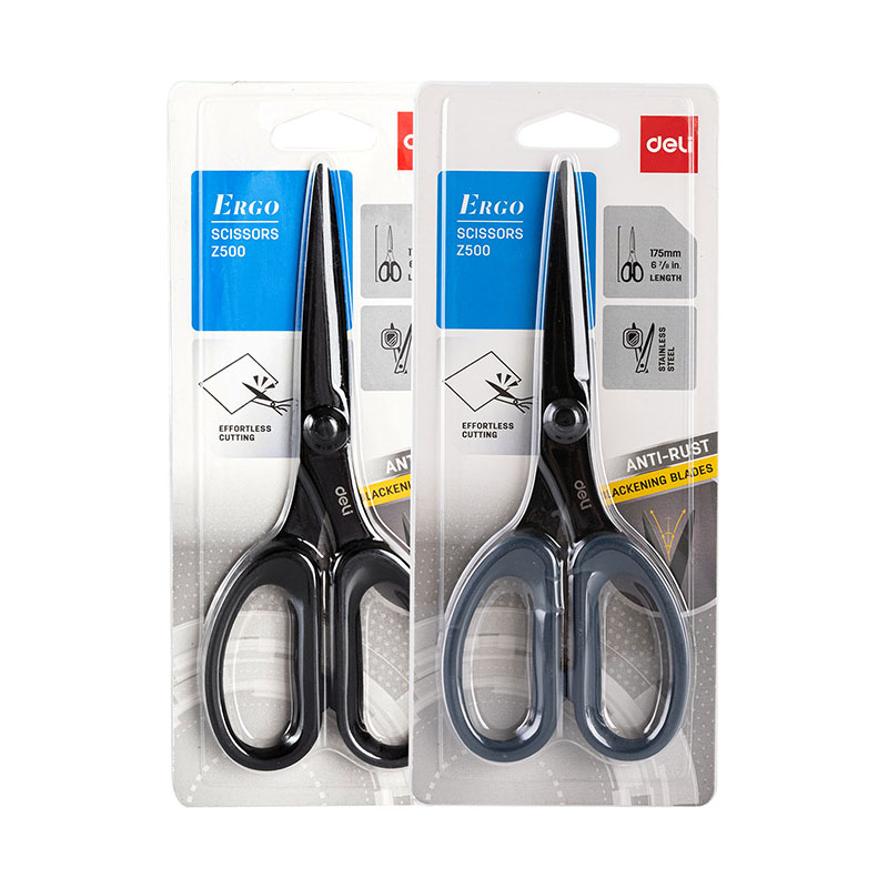 deli EZ500 Scissors, 175mm 6 4/5, Assorted Colors - Image 2