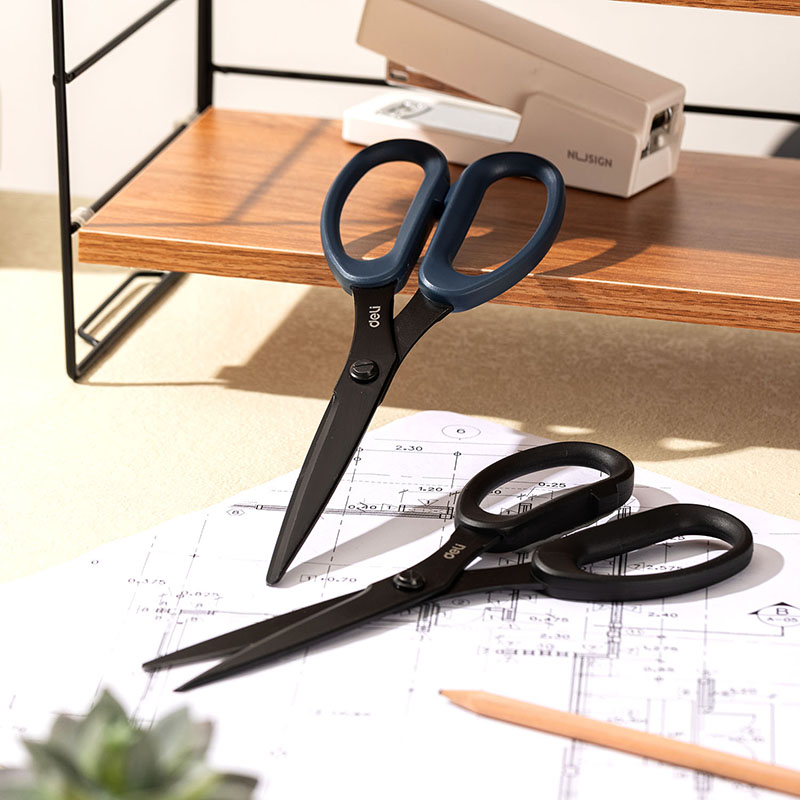 deli EZ500 Scissors, 175mm 6 4/5, Assorted Colors - Image 3