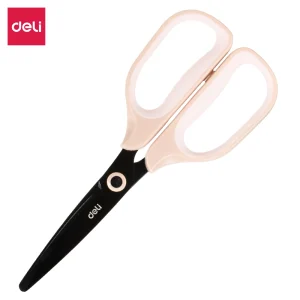 deli EZ507 Soft Touch Scissors, 175mm 6 7/8inch Length, Pink