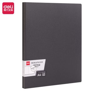 deli P63-30 Display Book, A4-30P, Dark Grey
