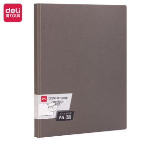 deli P63-30 Display Book, A4-30P, Light Grey