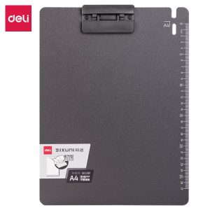 deli P64 Clipboard, A4, Dark Grey