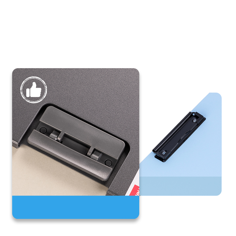 deli P65 Clipboard, A4, Dark Grey - Image 4