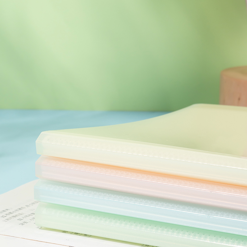 deli PQ306-40 Display Book, A4-40P, Pink Yellow Blue Green Orange - Image 2