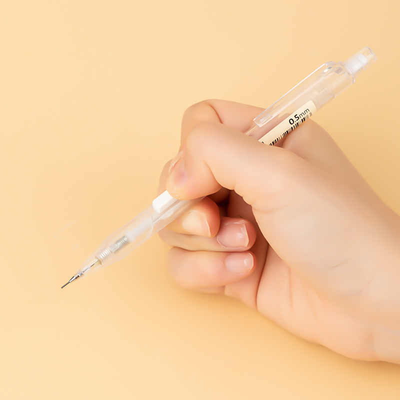 deli SH112 Mechanical Pencil, 0.5mm, White - Image 3