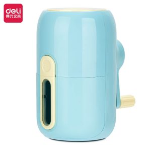 deli VB102 Rotary Pencil Sharpener, φ6.9mm-8mm, Blue