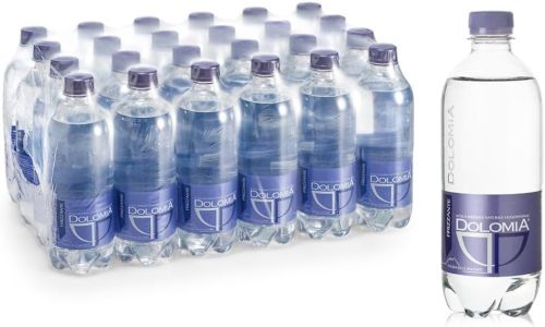 Dolomia Natural Mineral Sparkling Water 500ml × 24 Plastic Bottles