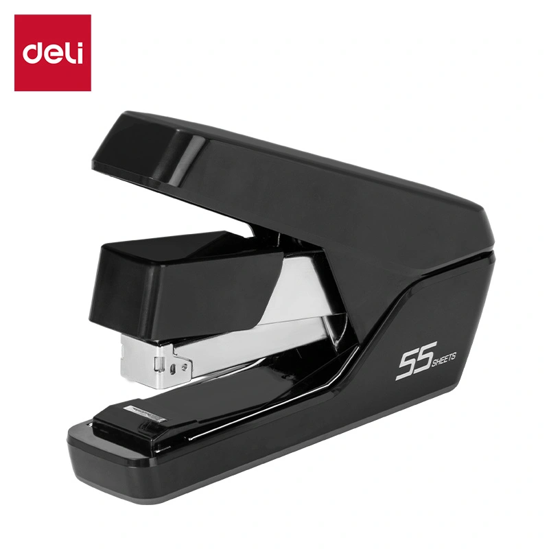 deli E0371S Effortless Flat Clinch Stapler, Black - Style 2 - Image 2