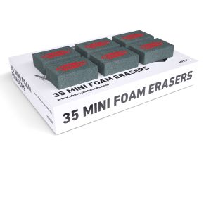 Show-Me Pack Of 35 Mini Foam Erasers