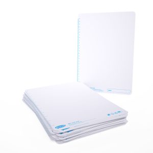 Show-Me Pack Of 35 X A4 Plain/Plain Whiteboards