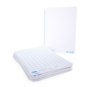 Show-Me Pack Of 35 X A4 Gridded/Plain Whiteboards