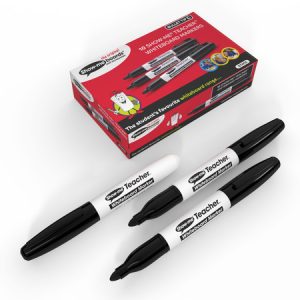 Show-Me Box Of 10 Chunky Eco Markers Black