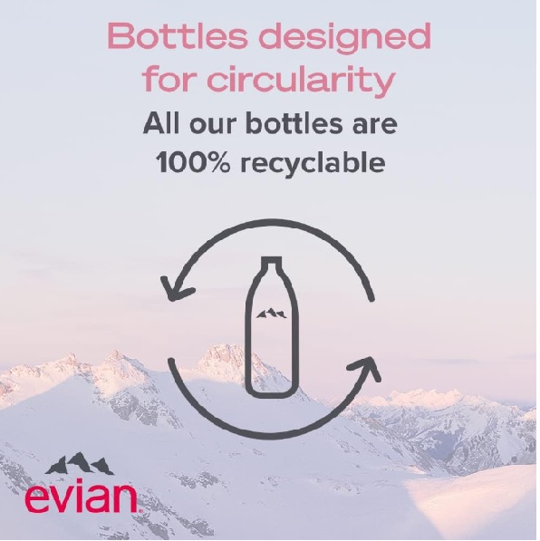 Evian Still water 1.5L x 6 plastic bottles - Image 2