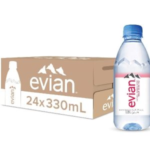 Evian Still water 330ml x 24 plastic bottles