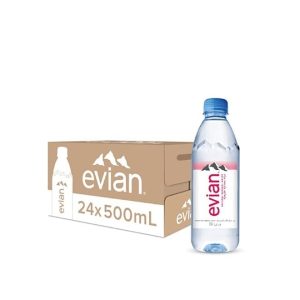 Evian Still water 500ml x 24 plastic bottles