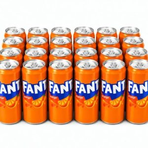 Fanta Orange Carbonated Soft Drink 330ml x 24 cans