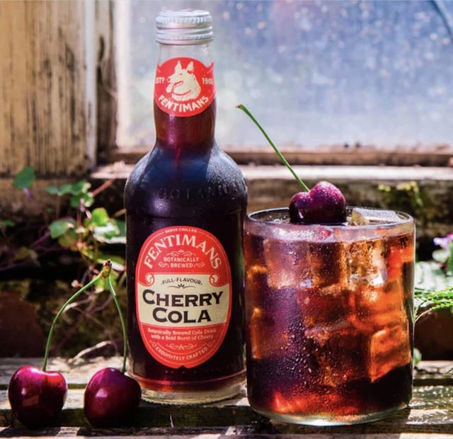 Fentimans Cherry Cola 275 ml x 12 glass bottles