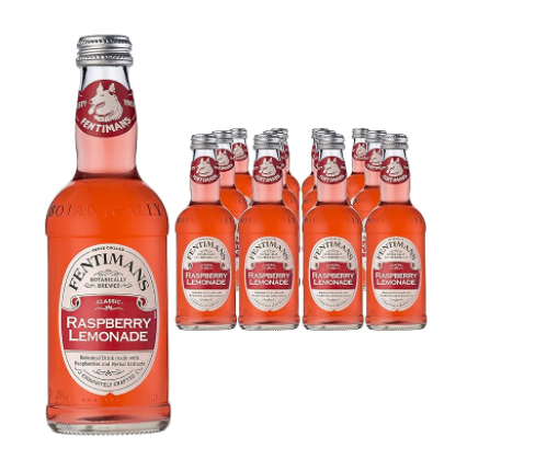 Fentimans Raspberry Lemonade 275 ml x 12 glass bottles - Image 2