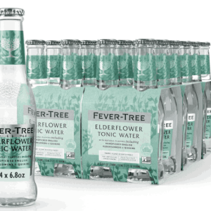 Fever Tree Elderflower Tonic Water 200 ml x 24 glass bottles