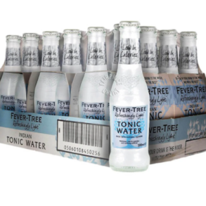 Fever Tree Light Tonic Water 200 ml x 24 glass bottles
