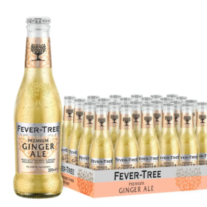 Fever Tree Premium Ginger Ale 200 ml x 24 glass bottles