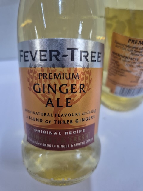 Fever Tree Premium Ginger Ale 200 ml x 24 glass bottles - Image 3