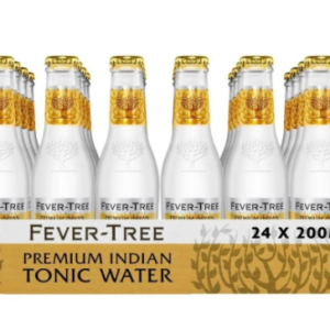 Fever Tree Premium Indian (Classic) Tonic Water 200 ml x 24 glass bottles