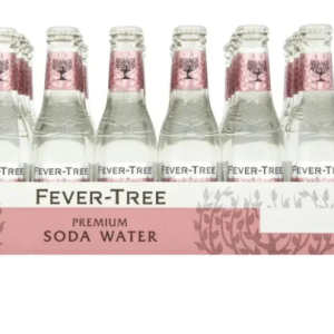 Fever Tree Premium Soda Water 200 ml x 24 glass bottles