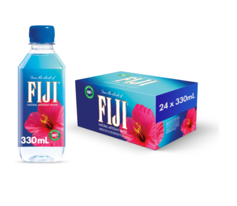 Fiji Natural Artesian Water 330 ml x 24 plastic bottles
