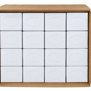 Fine cubic tissue 100 sheet 2 ply plain white box 1 carton x 48 boxes