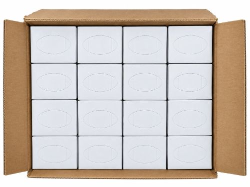 Fine cubic tissue 100 sheet 2 ply plain white box 1 carton x 48 boxes
