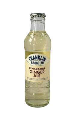Franklin and Sons Ginger Ale 200ml x 24 Glass Bottles - Image 2