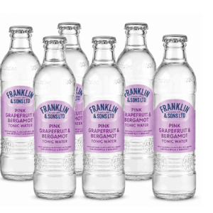 Franklin and Sons Pink Grapefruit & Bergamot Tonic 200ml x 6 Bottles