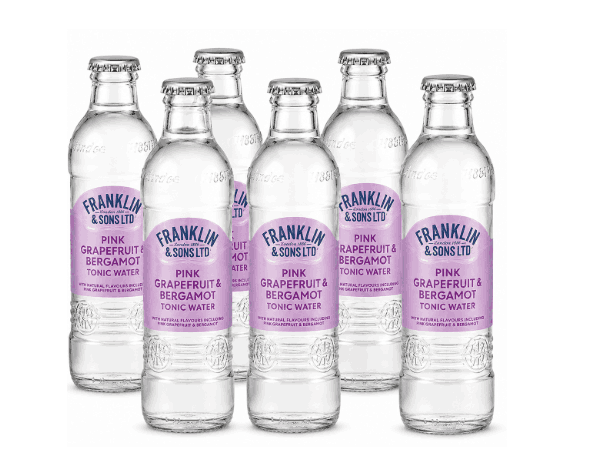 Franklin and Sons Pink Grapefruit & Bergamot Tonic 200ml x 6 Bottles